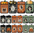 Jingmore 12 Pcs Halloween Pot Holders with Pocket Retro Housewarming Gifts by Jingmore