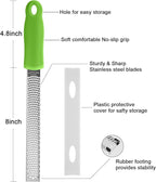 8-Inch Lemon Zester & Cheese Grater 18/8 Stainless Steel Citrus Zester - Image 5