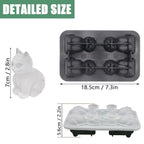 3D Cat Ice Cube Mold, Admaison Ice Cube Tray - Image 3