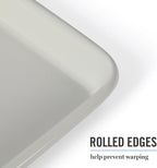 Martha Stewart Gallen 13 x 9 Inch Nonstick Carbon Steel Cookie Sheet – Cool Grey - Image 5