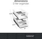 madesmart 2 Tier Organizer, Under Cabinet Storage - Image 3