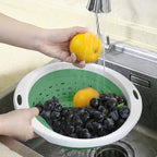 QiMH Collapsible Colander and Strainer, 5 Quart BPA Free & Dishwasher-safe - Image 6