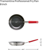 Tramontina Professional 8-Inch Ceramic Non Stick Small Frying Pan, Heavy-Gauge - Image 5