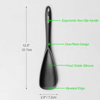 Cooking Spoon for Nonstick Cookwares, VOVOLY Silicone Spoon for Mixing - Image 5