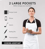 Syntus 4 Pack Adjustable Bib Apron - Image 4