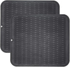 ZLR 2 Pcs Large Silicone Dish Drying Mat by ZLR