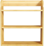 ROMGUAR CRAFT 3 Tier Bamboo Spice Rack, Countertop or Wall Mounting Wood Spice - Image 7