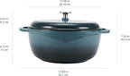 Amazon Basics Enameled Cast Iron Dutch Oven Pot - Image 4