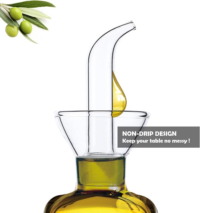 5 ounce / 150 ml Glass All-Purpose Cruet, Glass Oil Decanter and Cruet - Image 4