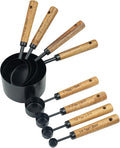 Measuring Cups and Spoons Set of 8, Stainless Steel Measuring Cup by Muchtolove