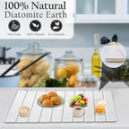Large Stone Drying Mat for Kitchen Counter | Premium Diatomaceous Earth Coaster - Image 5