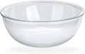 6.3 Qt Large Glass Mixing Bowl, 12.3" Clear Glass Salad Cooking Bowls by MUUBOOX