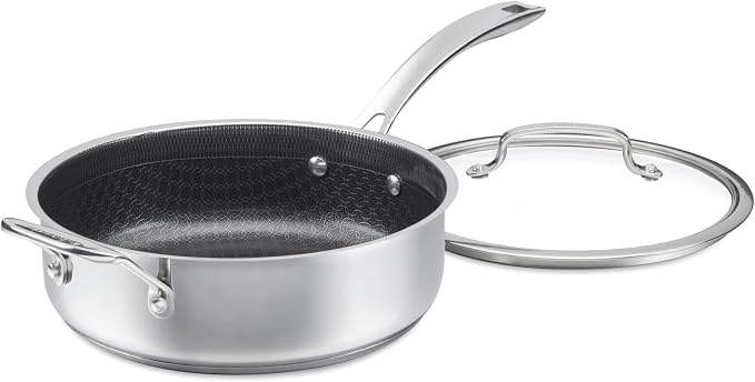 Cuisinart FusionPlus Hybrid Stainless Steel Cookware, 3.5-Quart Sauté Pan by Cuisinart