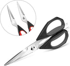 LIVINGO Kitchen Scissors, 2 Pack 9.25" Utility All Purpose Poultry Shears Heavy - Image 4