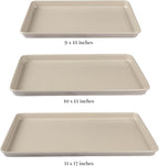 Martha Stewart Gallen 3-Piece Cookie Sheet Set – 13", Ceramic Nonstick - Image 3