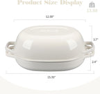 EDGING CASTING Enameled Cast Iron Oval Dutch Oven Pot - Image 2