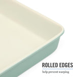 Martha Stewart Gallen 9 Inch Square Nonstick Carbon Steel Cake Pan - Image 5