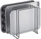 mDesign Pot Lid and Pan Rack — Metal Wire Rack by mDesign
