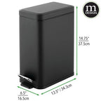 mDesign Pedal Bin — Waste Bin - Image 7