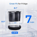 Waterdrop PT-72BL Glass Water Filter Pitcher, Eco-Friendly, NSF/ANSI 53 - Image 4
