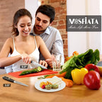 MOSFiATA 5” Chef Knife and 3.5" Fruit Knife Set - Image 3