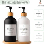 LOOCHICA 2 Pack Glass Soap Dispenser Set - Image 6