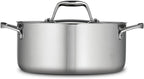 Tramontina Signature Tri-Ply Clad Stainless Steel 5-Quart Dutch Oven Pot - Image 2