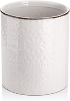 DOWAN 7.2" Kitchen Utensil Holder, Extra Large Farmhouse Utensil Holders by DOWAN