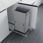 Dowell B15 Aluminum Base Wastebasket Pullout - Image 2