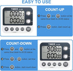 HomeMall Digital Kitchen Cooking Timer, Dual Count Up & Down - Image 3