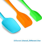 Silicone Spatula 3‑Piece Set Heat Resistant 600°F Non‑Stick Rubber Spatulas - Image 6