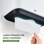 Wall Mount Paper Towel Dispenser, Adhesive No-Drill or Screw Install, Holds 200 - Image 5