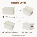 StorageWorks Closet Organizers and Storage Bins, Foldable Shelf Baskets - Image 7