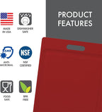 Dexas 4-Pack NSF Certified Polysafe Cutting Boards - Image 3