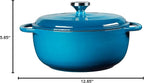 Lodge 4.5 Quart Enameled Cast Iron Dutch Oven - Image 7