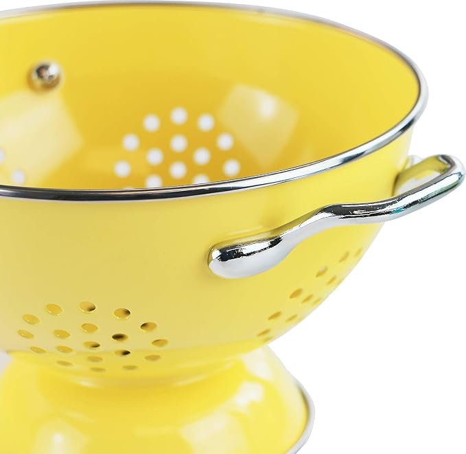 Calypso Basics by Reston Lloyd Powder Coated Enameled Colander, 5 Quart - Image 5