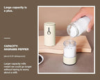 Stainless Steel Rechargeable Electric Salt and Pepper Grinder Set, USB Charging - Image 4