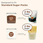 ComSaf Brown Sugar Container Set of 2, Airtight Food Storage Containers - Image 3
