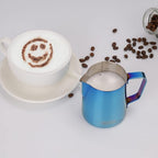 Milk Frothing Pitcher, 12oz Espresso Steaming Pitchers Stainless Steel - Image 3