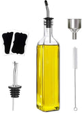 Leaflai Olive Oil Dispenser Bottle, 2 Labels, 1 Brush and 1 Funnel Oil Bottles by Leaflai