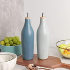 Sweejar Matte Ceramic Olive Oil Dispenser Bottle - Image 5