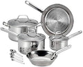 T-fal Performa Stainless Steel Cookware Set 12 Piece Induction Oven Broiler by T-falbrand