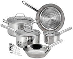 T-fal Performa Stainless Steel Cookware Set 12 Piece Induction Oven Broiler by T-falbrand