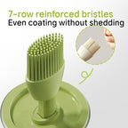 Retractable Oil Brush Dispenser, 2-in-1 Glass Olive Oil Bottle - Image 4