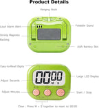 Digital Timer for Classroom Teachers Students, Magnetic Kitchen Countdown Timer - Image 9