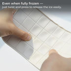 Ice Cube Tray Set with Lid & Bin, 2 Silicone Trays, Easy-Release, Leak-Proof - Image 6
