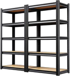 71" H-28 W-12 D Garage Shelving by Unknown