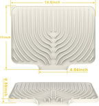 Silicone Drying Mat for Kitchen Counter, Dish Drying Rack Matt - Image 5