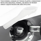 Msyuusr 2PCS Capless Gas Tank Funnel，Funnels - Image 5