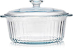 Round Glass Casserole Baking Dish by Unknown